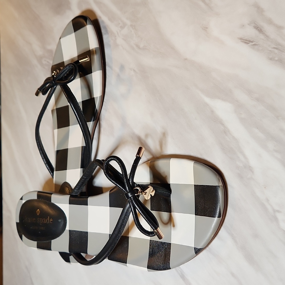 Kate Spade Black & White Sandals